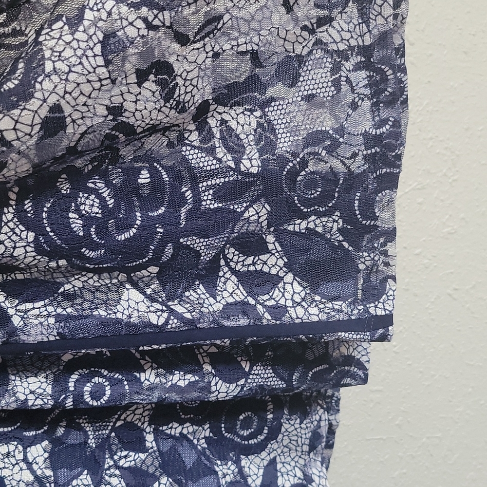 Navy Blue & White Dress - Picture 6 of 8